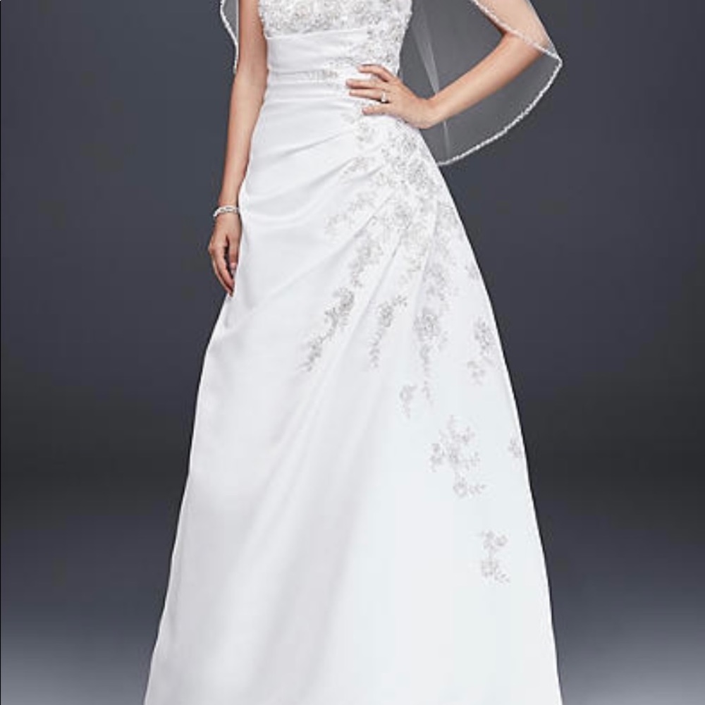 David’s bridal wedding dress sz 12
